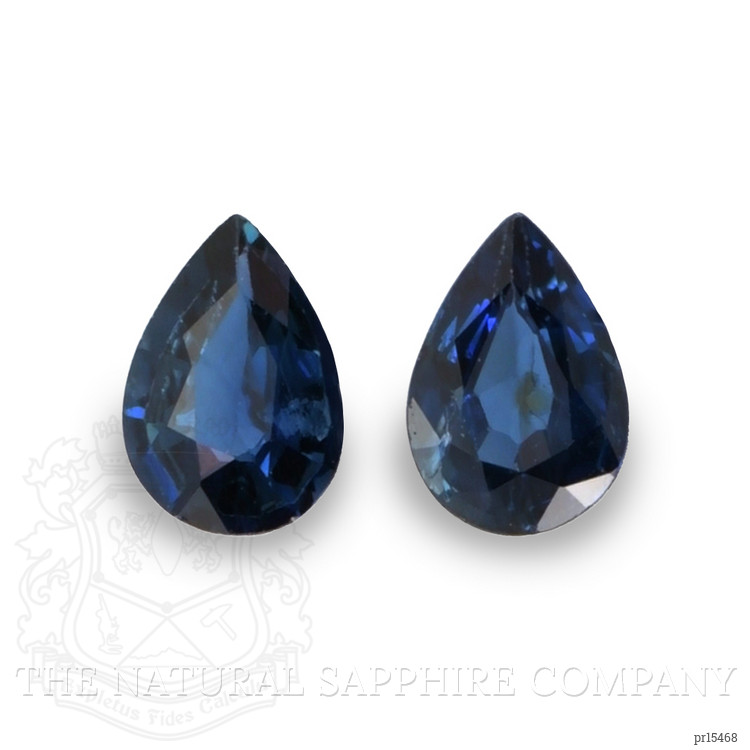 1.07 Ct.Tw. Blue Sapphire Pair from Ceylon (Sri Lanka)