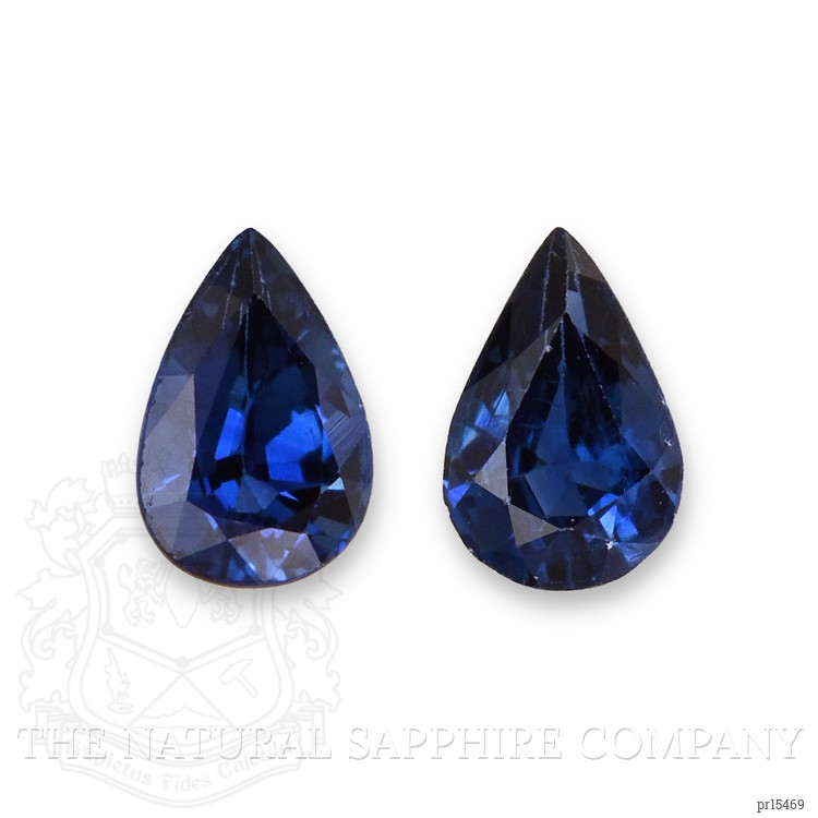 1.07 Ct.Tw. Blue Sapphire Pair from Ceylon (Sri Lanka)