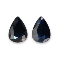 1.48&nbsp;Ct.Tw.Total Carat Weight Blue Sapphire Pair from Ceylon (Sri Lanka) Video