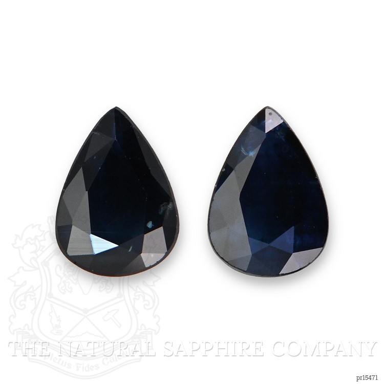 1.48 Ct.Tw. Blue Sapphire Pair from Ceylon (Sri Lanka)