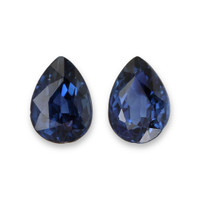 0.96&nbsp;Ct.Tw.Total Carat Weight Blue Sapphire Pair from Ceylon (Sri Lanka) Video