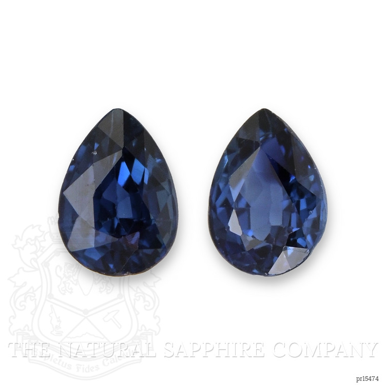 0.96 Ct.Tw. Blue Sapphire Pair from Ceylon (Sri Lanka)