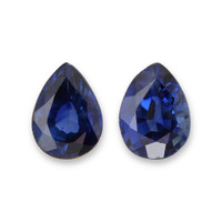 0.97&nbsp;Ct.Tw.Total Carat Weight Blue Sapphire Pair from Ceylon (Sri Lanka) Video