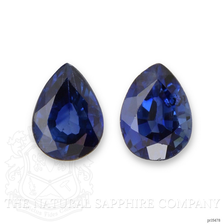 0.97 Ct.Tw. Blue Sapphire Pair from Ceylon (Sri Lanka)