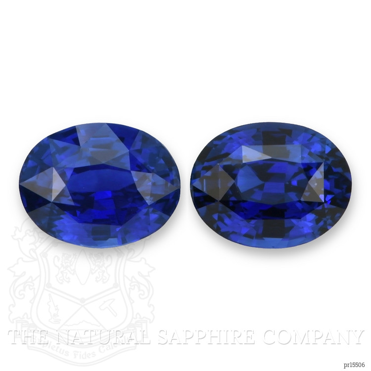 6.00 Ct.Tw. Blue Sapphire Pair from Ceylon (Sri Lanka)