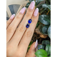 6.00&nbsp;Ct.Tw.Total Carat Weight Blue Sapphire Pair from Ceylon (Sri Lanka) Life Style