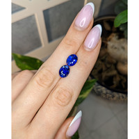 6.00&nbsp;Ct.Tw.Total Carat Weight Blue Sapphire Pair from Ceylon (Sri Lanka) Life Style