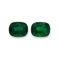 5.39 Ct.Tw.Total Carat Weight Emerald Pair from Zambia Video
