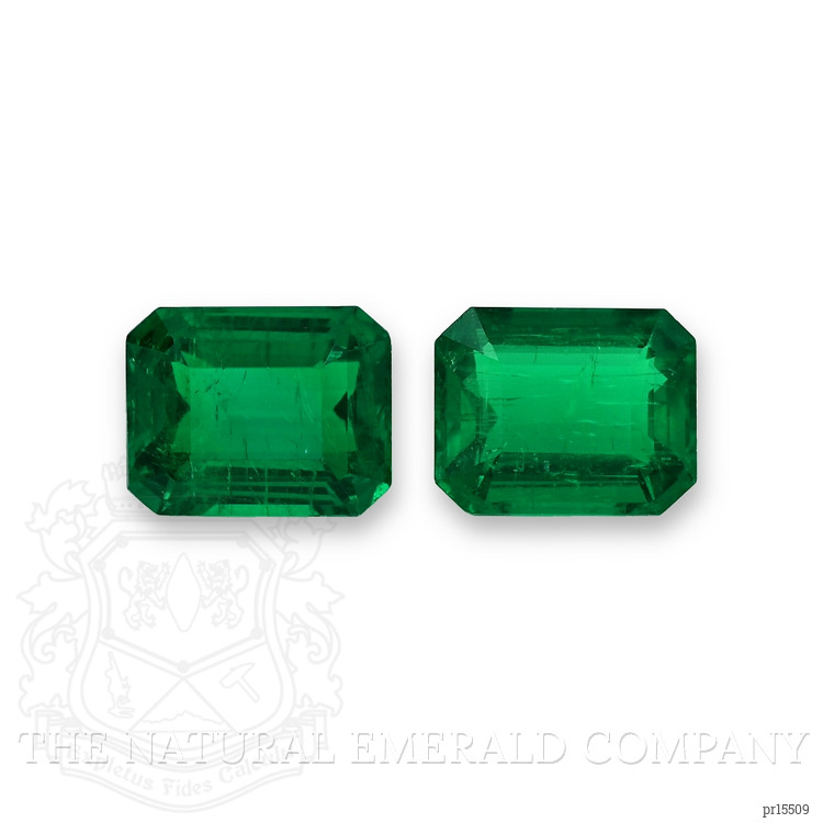 4.39 Ct.Tw. Emerald Pair from Afghanistan