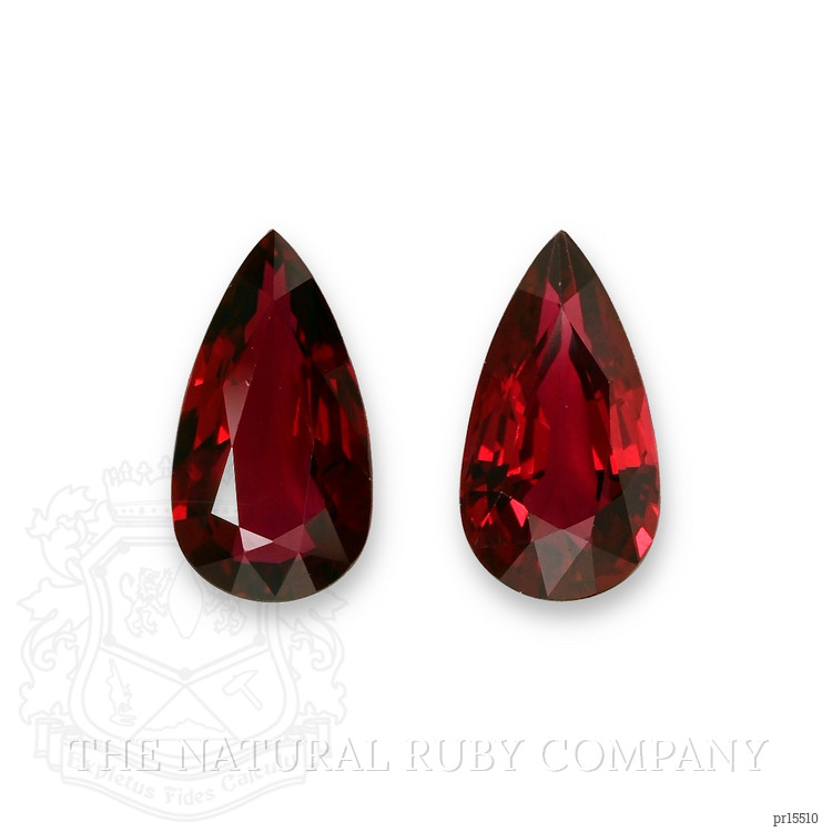 6.26 Ct.Tw. Ruby Pair from Mozambique
