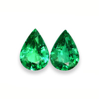 3.97 Ct.Tw.Total Carat Weight Emerald Pair from Zambia Video
