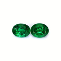 4.05&nbsp;Ct.Tw.Total Carat Weight Emerald Pair from Zambia Video