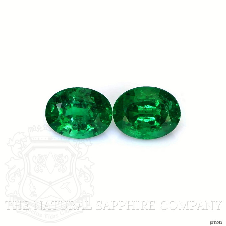 4.05 Ct.Tw. Emerald Pair from Zambia