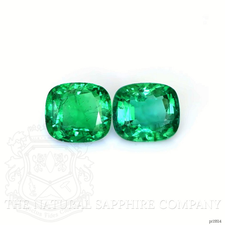 5.85 Ct.Tw. Emerald Pair from Zambia
