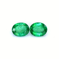 6.22&nbsp;Ct.Tw.Total Carat Weight Emerald Pair from Zambia Video
