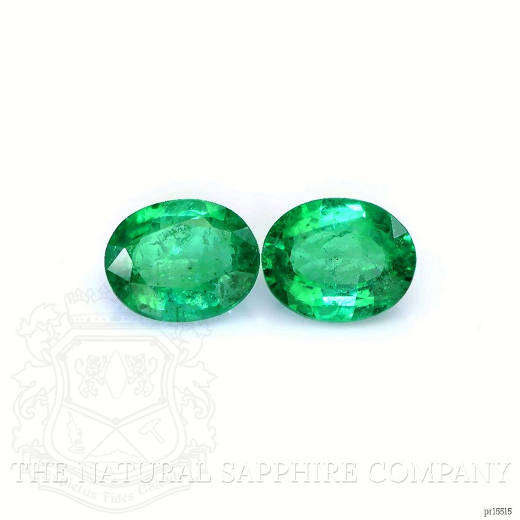 6.22 Ct.Tw. Emerald Pair from Zambia