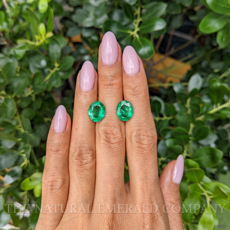 6.22 Ct.Tw. Emerald Pair from Zambia