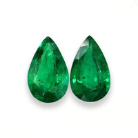 6.42 Ct.Tw.Total Carat Weight Emerald Pair from Zambia Video