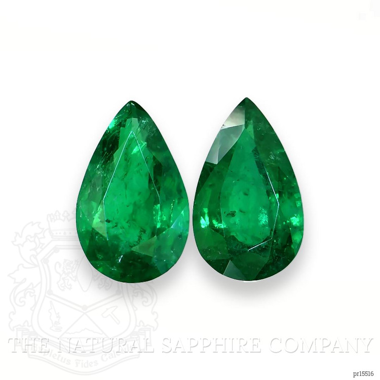 6.42 Ct.Tw. Emerald Pair from Zambia