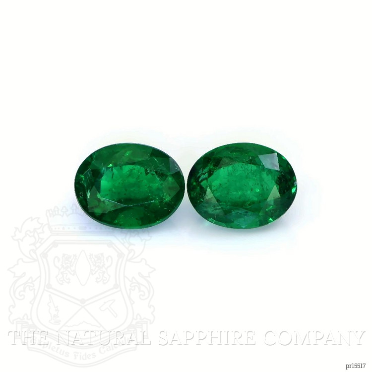 6.49 Ct.Tw. Emerald Pair from Zambia