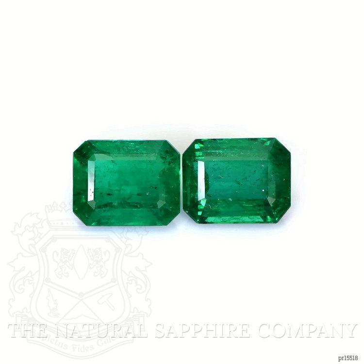 6.72 Ct.Tw. Emerald Pair from Zambia