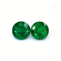 7.23 Ct.Tw.Total Carat Weight Emerald Pair from Zambia Video