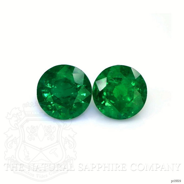 7.23 Ct.Tw. Emerald Pair from Zambia
