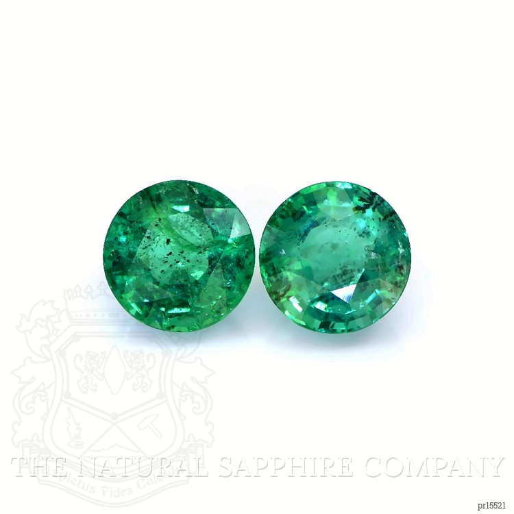 7.89 Ct.Tw. Emerald Pair from Zambia
