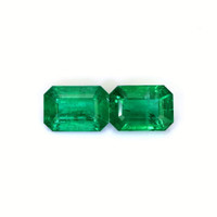 8.36&nbsp;Ct.Tw.Total Carat Weight Emerald Pair from Zambia Video