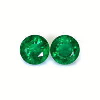 8.78 Ct.Tw.Total Carat Weight Emerald Pair from Zambia Video