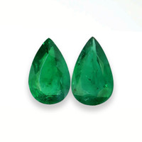9.20 Ct.Tw.Total Carat Weight Emerald Pair from Zambia Video