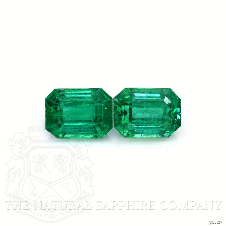 9.33 Ct.Tw. Emerald Pair from Zambia
