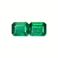 10.75&nbsp;Ct.Tw.Total Carat Weight Emerald Pair from Zambia Video