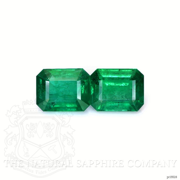 10.75 Ct.Tw. Emerald Pair from Zambia