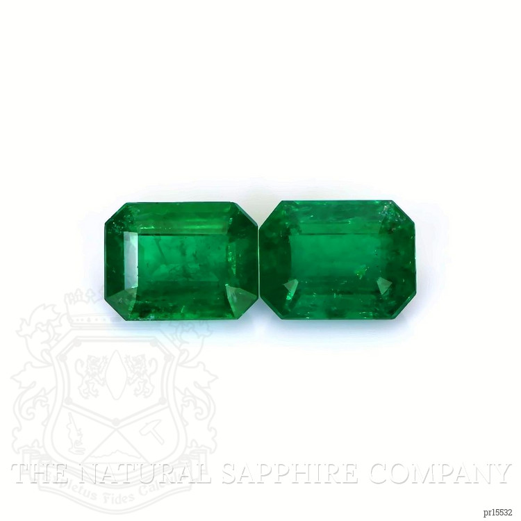 4.87 Ct.Tw. Emerald Pair from Zambia