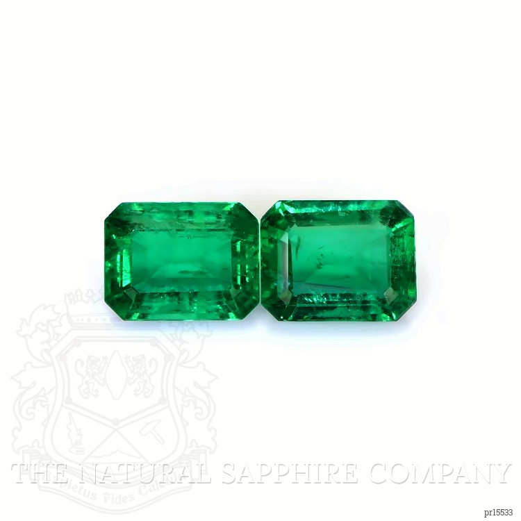 5.06 Ct.Tw. Emerald Pair from Zambia
