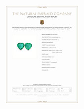 13.43&nbsp;Ct.Tw.Total Carat Weight Emerald Pair from Zambia Scan Report