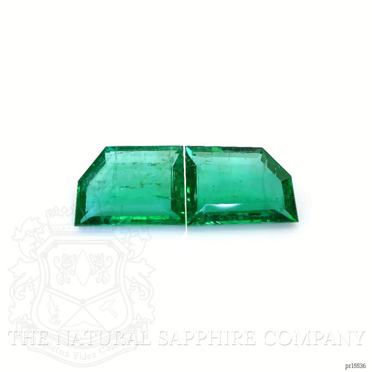 14.49 Ct.Tw. Emerald Pair from Zambia