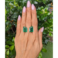 14.49&nbsp;Ct.Tw.Total Carat Weight Emerald Pair from Zambia Life Style