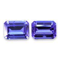 3.12&nbsp;Ct.Tw.Total Carat Weight Violetish Blue Tanzanite Pair from Tanzania Video