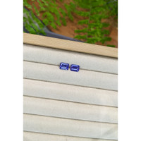 3.12&nbsp;Ct.Tw.Total Carat Weight Violetish Blue Tanzanite Pair from Tanzania Life Style