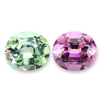 2.13&nbsp;Ct.Tw.Total Carat Weight Green Tourmaline Pair from Afghanistan Video
