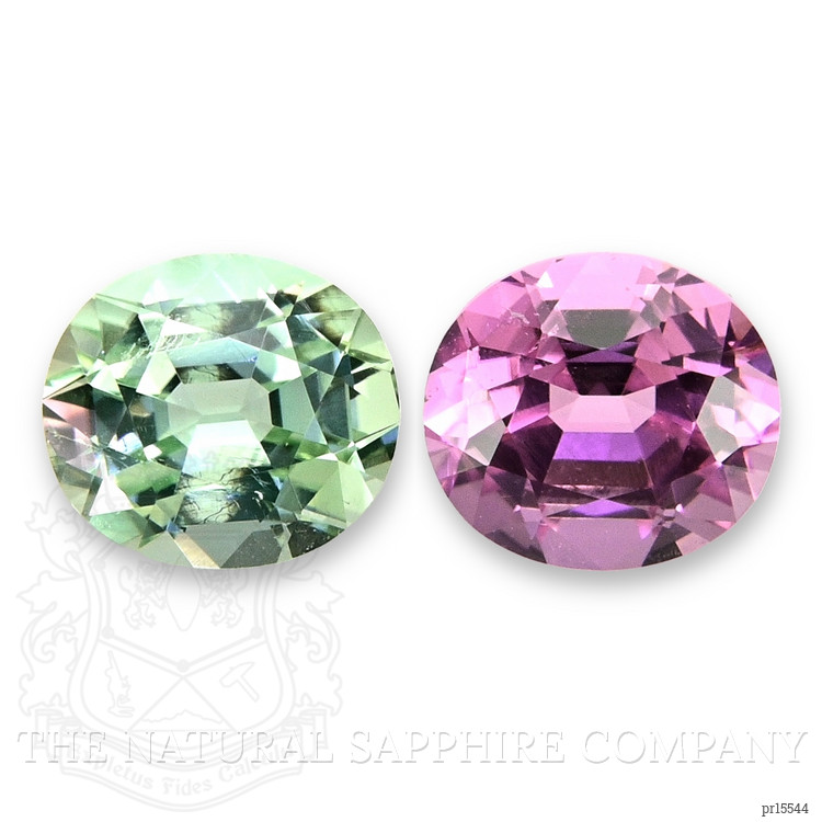 2.13 Ct.Tw. Green Tourmaline Pair from Afghanistan