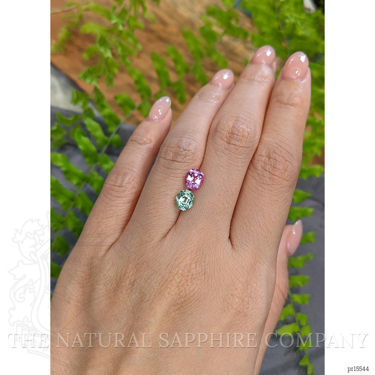 2.13 Ct.Tw. Green Tourmaline Pair from Afghanistan