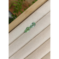 2.05 Ct.Tw.Total Carat Weight Green Paraiba Tourmaline Pair from Mozambique Life Style