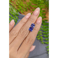 2.88&nbsp;Ct.Tw.Total Carat Weight Violetish Blue Tanzanite Pair from Tanzania Life Style