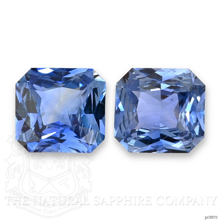 4.35 Ct.Tw. Blue Sapphire Pair from Ceylon (Sri Lanka)