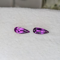 2.20&nbsp;Ct.Tw.Total Carat Weight Pinkish Purple Garnet Pair from Ceylon (Sri Lanka) Life Style