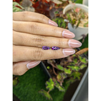 2.20&nbsp;Ct.Tw.Total Carat Weight Pinkish Purple Garnet Pair from Ceylon (Sri Lanka) Life Style