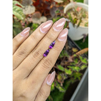 2.20&nbsp;Ct.Tw.Total Carat Weight Pinkish Purple Garnet Pair from Ceylon (Sri Lanka) Life Style